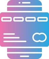 Online Payment Color Block Badge vector
