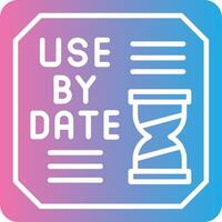 Use By Date Wireframe App Design vector
