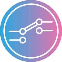 Changeover Digital Outline Piece vector