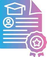 Certificate Vivid App Element vector