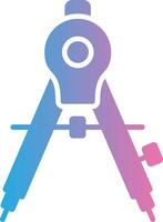 Drawing Compass App Focused Design vector