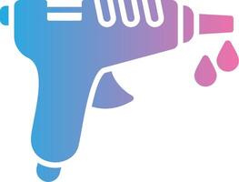 Glue Gun Geometric App Mark vector