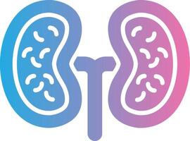 Kidney Handcrafted UI Symbol vector