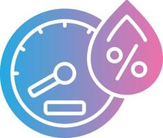 Humidity Interface Line Graphic vector