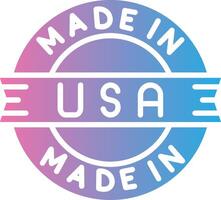 Made In Usa Compact Web Symbol vector