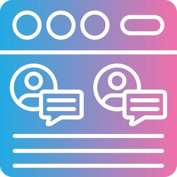 Multiple Chat Modern Tech Object vector