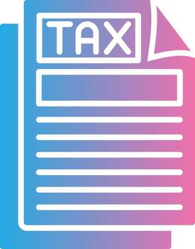 Tax Document Sharp Edge Visual vector