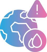 Water Shortage Minimal Graphic Visual vector