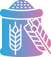 Wheat Gradient Style Element vector