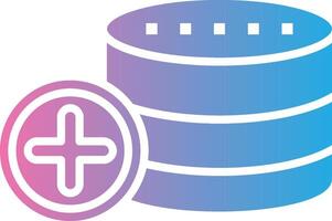 Database Geometric Style Badge vector