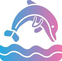 Dolphin Cool Tone Form vector