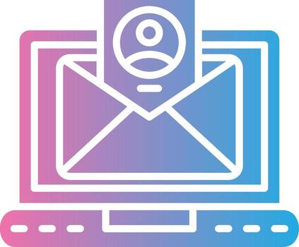 Email Sharp Line Mark vector