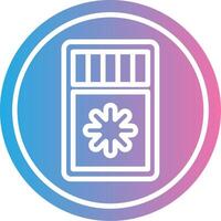 Electrical Counter Cool Tone Form vector
