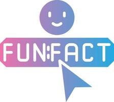Fun Fact Clean Sketch Form vector
