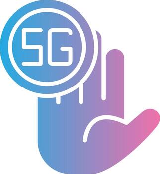 Hand Abstract UI Visual vector