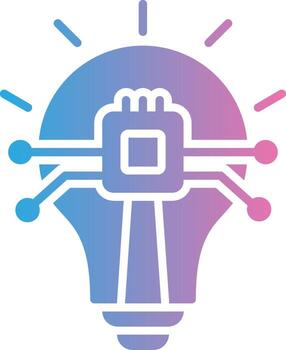 Machine Learning Color Block Badge vector