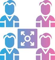 Meeting Point Abstract UI Visual vector