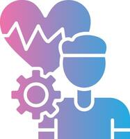 Arrhythmia Sleek Visual Mark vector