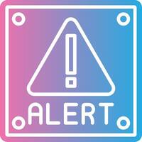 Alert High Detail Shape vector