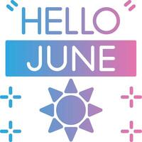 June Vivid App Element vector