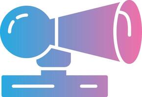 Klaxon Gradient Style Element vector