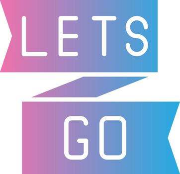 Lets Go Responsive App Shape vector