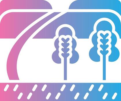 Path Sleek Visual Mark vector