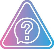 Question Responsive App Shape vector