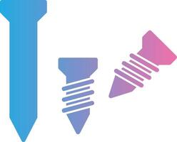 Screw Futuristic App Badge vector