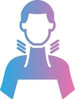 Throat Muted Color Design vector