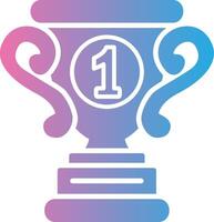 1st Prize Soft Outline Graphic vector