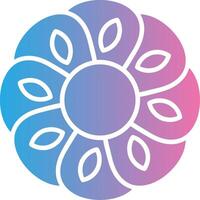Alpine Forget Me Not Futuristic UI Mark vector