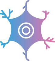 Astrocyte Geometric Style Badge vector