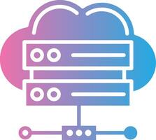 Data Center Modern Tech Object vector