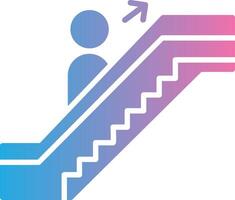 Escalator Color Enhanced Graphic vector