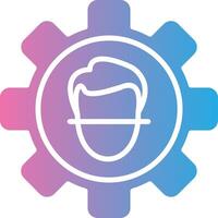 Face Detection Smooth UI Symbol vector