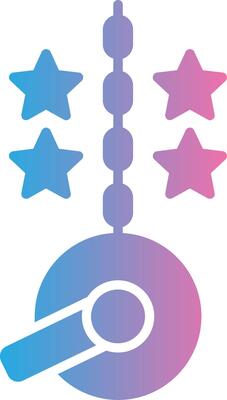 Gong Bold Outline Badge