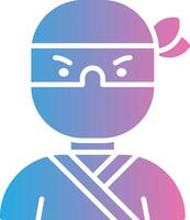 Ninja Wireframe App Design vector