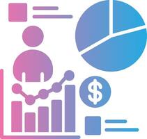 Statistics Digital Tech Element vector