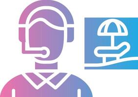 Travel Agent Subtle UI Graphic vector