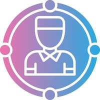 User Modern Shape Graphic vector