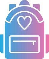 Backpack Muted Color Design vector