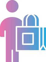 Buyer Futuristic UI Mark vector