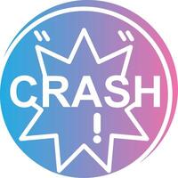 Crash Bold App Graphic vector