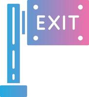 Exit Geometric App Mark vector