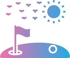 Golf Bright Tone Visual vector