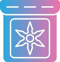 Ninja Responsive App Shape vector