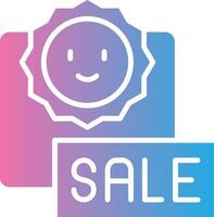 Sale Futuristic UI Mark vector
