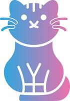 Cat Flat UI Form vector