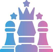 Chess Pieces Interface Line Graphic vector